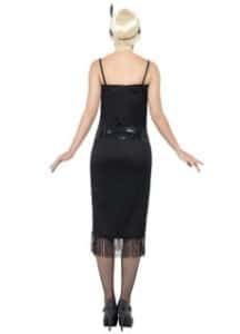 Sukienka FLAPPER czarna + pasek